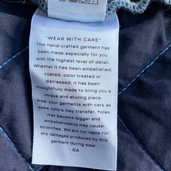 ⭐️GOOD AMERICAN QUILTED DENIM JACKET⭐️ - Picture 9 of 12